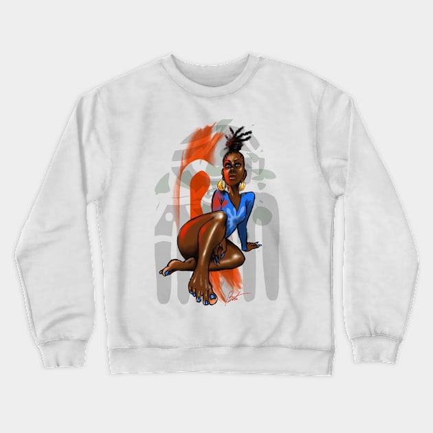 Queen Crewneck Sweatshirt by Timzartwork